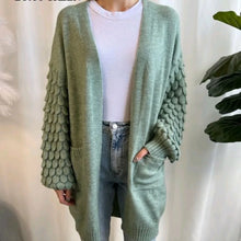 Load image into Gallery viewer, Harrisdale Cardi - Green